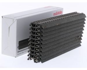 Schaal H0 Märklin 24172 rechte rail 17 cm. (C-rails) 10 stuks #9022