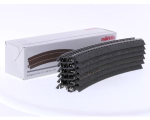 Schaal H0 Märklin 24130 Gebogen rails R1 360 mm (C-rails) 6 stuks #2025