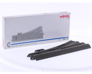 Schaal H0 Märklin 24611 wissel links 188,3 mm R2 437,5 mm #9033