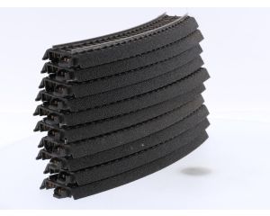 Schaal H0 Märklin 2021 gebogen oude c-rails 30 graden hoek R360 mm 10 st. #9048