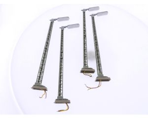 Schaal H0 Märklin 7283 set van 4 torenmastlampen #9068