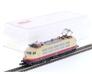 Schaal N Fleischmann 7375 elektrische locomotief BR 103 TEE van de DB #9084
