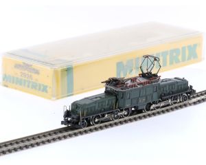 Schaal N Minitrix 2926 elektrische locomotief Be 6/8 13305 "Krokodil" van de SBB #9085