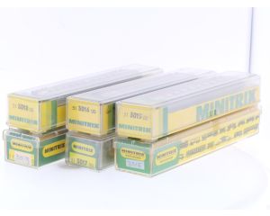 Schaal N Minitrix 3015, 3016, 3017,3018 en 3019 TEE rijtuigen set 6-delig van de DB #9086