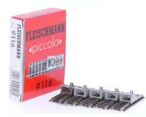 Schaal N Fleischmann Piccolo 9116 stoodblok 57,5 mm 5 st. #9095