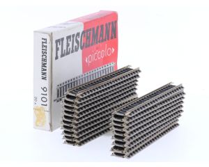 Schaal N Fleischmann Piccolo 9101 rechte rail lengte 111mm 20 st. #9096