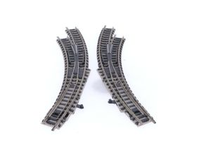 Schaal N Fleischmann 1P 9142 gebogen wissel paar L + R #9098