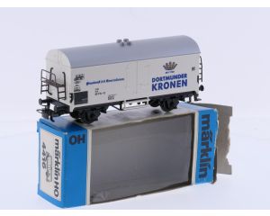 Schaal H0 Märklin 4416 goederenwagen "Dortmunder Kronen" van DB #9115