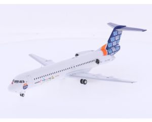 Schaal 1:200 JC Wings DT2303 Fokker 100 House Color "Airline Logo’s" Reg. PH-MKC #9150