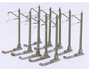 Schaal H0 Märklin 7009 bovenleidingmast met vaste voet zakje á 10 stuks #9160