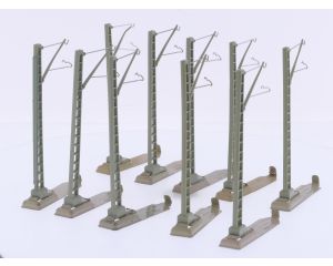 Schaal H0 Märklin 7009 bovenleidingmast met schuifbare voet zakje á 10 stuks #9161