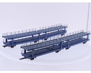 Schaal H0 Märklin 41762 autotransportwagen "Sylt" van de DB #9165