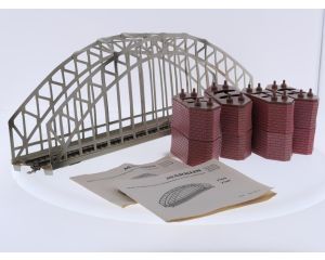 Schaal H0 Märklin 7163 en 7064 boog brug met 8 x pijler 30mm #9190