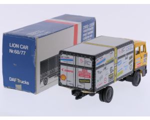Schaal 1:50 Lion Car Nr.342 Dakar DAF 3300 de Koffer van Jan de Rooy 1983 #9219