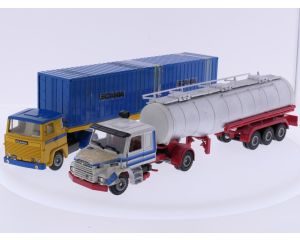Schaal 1:50 Tekno Set van 2 Scania vrachtwagens #9223