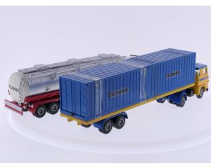 Schaal 1:50 Tekno Set van 2 Scania vrachtwagens #9223