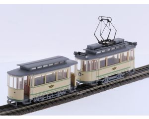 Schaal H0 Tram-Souvenirs Zwieachszug Köln (Oldtimer II) Tw 719 + Bw 115 Köln #9232
