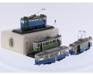 Schaal H0 Atlas 7519006, 7519018/Stängl & Salber tram-set München #9236