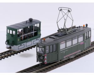 Schaal H0 Atlas 7519002 stoomtram met Kato 30931 Veltische Straßembahnen 230 #9240