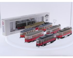 Schaal H0 8-delige tram set 'Wenen' #9244