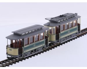 Schaal H0m Herrmann & Partner Bielefelder Strassbahn. no. 24 en 48 #9246