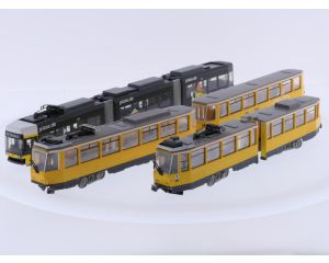 Schaal H0 4-delige tram set 'Berllijn' #9247