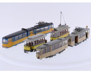 Schaal H0 tram set 5-delig Interlokale-thema #9250