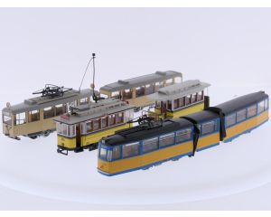 Schaal H0 tram set 5-delig Interlokale-thema #9250