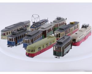 Schaal H0 tram set 10-delig Europa-thema #9252