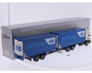 Schaal 1:50 Tekno DAF 95 Concept met aanhanger #9258