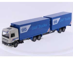 Schaal 1:50 Tekno DAF 95 Concept met aanhanger #9258