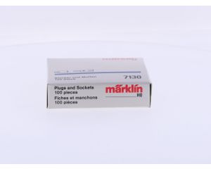 Märklin H0 7130 100 Stück Stecker und Muffen #9283