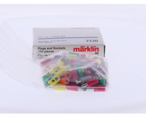 Märklin H0 7130 100 Stück Stecker und Muffen #9283