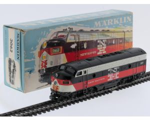 Schaal H0 Märklin 3062 dieselelektrische locomotief EMD F7 337 van de NH #9413