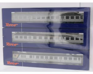 Schaal H0 Roco 45927 set Nahverkehrszug „Silberlinge“ 3-delig van de DB #9666