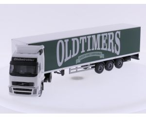 Schaal 1:50 Lion Toys Volvo FH12 460 met Oldtimers drop trailer #9677