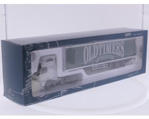 Schaal 1:50 Lion Toys Volvo FH12 460 met Oldtimers drop trailer #9677