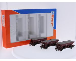 Schaal H0 Roco 44038 wagonset 3-delig grindwagen van de NS #9701