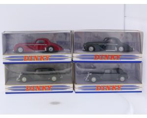 Schaal 1:43 Matchbox NEW OLD STOCK DY-14, DY-14B en DY-22 (2x) set van 4 Franse voertuigen #9723