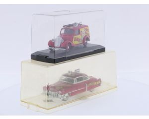 Schaal 1:43 Vitesse NEW OLD STOCK 287 en 299 set van 2 Circus Knie voertuigen #9761