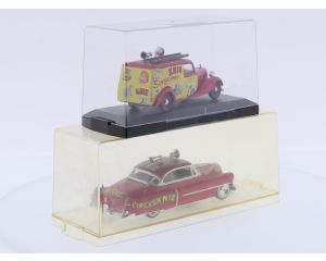 Schaal 1:43 Vitesse NEW OLD STOCK 287 en 299 set van 2 Circus Knie voertuigen #9761