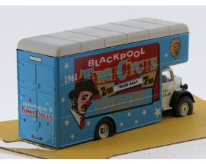 Schaal 1:50 Corgi Classics Bedford O series pantechnicon blackpool tower circus #9787