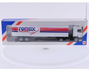 Schaal 1:50 Lion toys NEW OLD STOCK DAF 95 Space Cab trekker met trailer Van Heck - Romax #9828