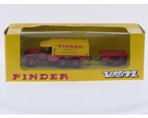 Schaal 1:43 Verem NEW OLD STOCK REF V 842 Dodge 6x6 met aanhanger #9850