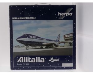 Schaal 1:200 Herpa 550475 Alitalia Boeing 747-200 "Baci" Reg. I-BEMF #9883