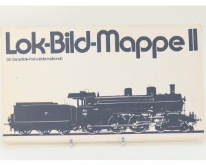 Lok-Bild-Mappe ll 36 Dampflok-Fotos (international)