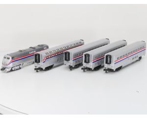 Schaal 0 RailKing 30-4018-1 diesellocomotief en rijtuigen set van de Amtrak #8359