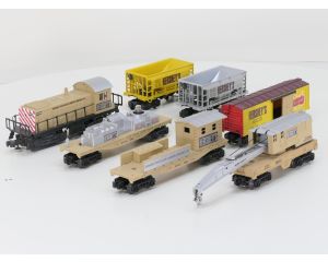 Schaal 0 K-Line K1517 Hershey's 'chocolate' work train set #8372