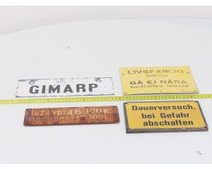 Setje van 4 schildjes