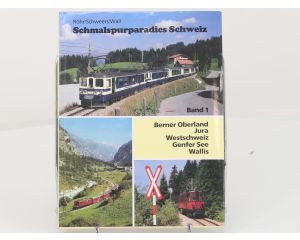Set van 3 spoorwegboeken Zwitserse smalspoor - Hardcover #8726